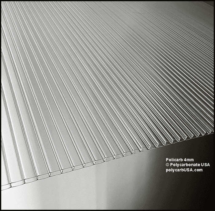 Polycarbonate Panels 4mm - Greenhouse Cover 24" x 72" (Pack of 10)
